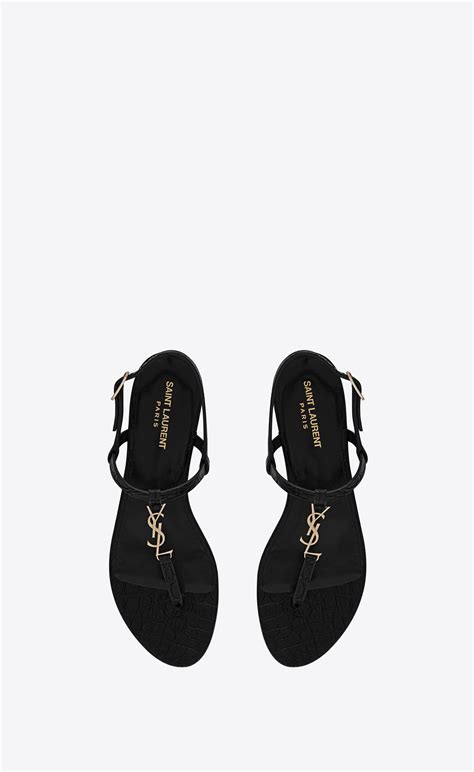 ysl cassandra flats|YSL cassandra crocodile.